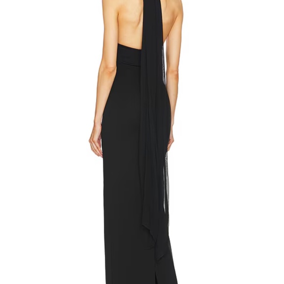 HELSA The Amber Dress Maxi Gown with Mesh Top Scarf XS - Picture 5 of 8